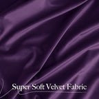 NICETOWN Purple Velvet Curtains 84 inches - Image 3