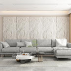 OUZUGIE 4 PCS Faux Stone Wall Panel 47.2’’ x 23.6’’ Interior Exterior Wall - Image 2