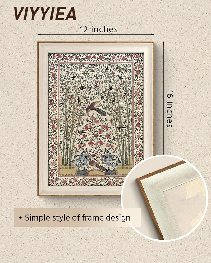 VIYYIEA Vintage Framed Wall Art - Image 2