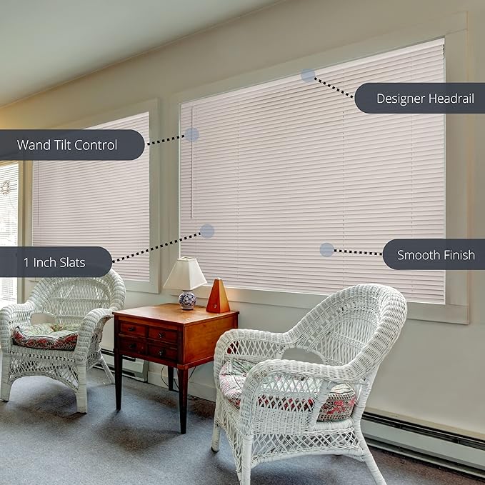 LOTUS & WINDOWARE Cordless Mini Blind, Window Blinds - Image 3