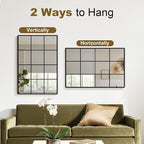 Window Mirrors for Wall Decor, Wall Mirrors Decorative Window Pane 24 x 36 - Image 4