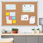 Cork Board Bulletin Board 36 x 48, Foldable Office Board - Image 8