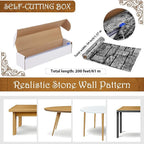 Kochorie 200 Ft X 54 Inch Stone Wall Tablecloth Roll - Image 2