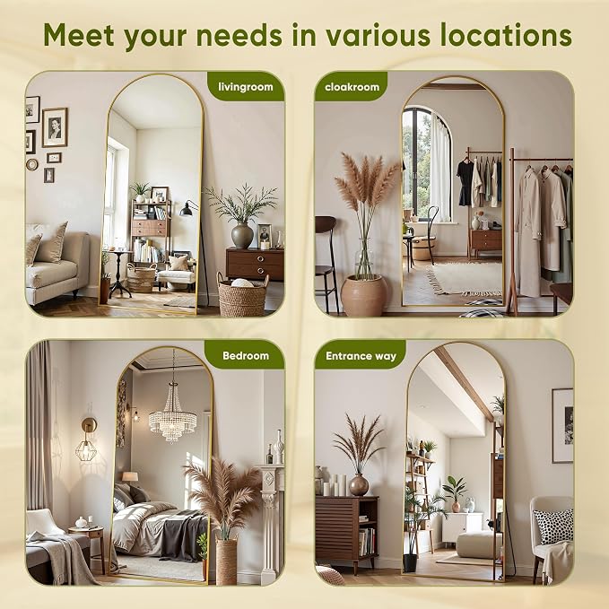 Full Length Mirror, Oversized Floor Mirrors, Leaning Free Standing Mirrors - Image 9