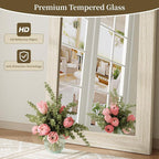 Syndra Modern Full Length Mirror Wood Frame, 65x24'' Large Floor Mirror - Image 6