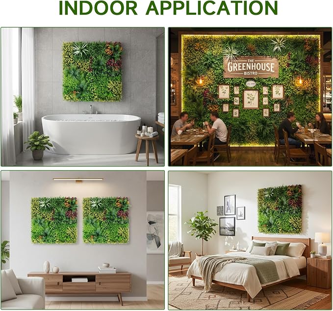 Artificial Grass Wall Backdrop Panels, Faux Boxwood Panels - Image 7