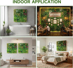 Artificial Grass Wall Backdrop Panels, Faux Boxwood Panels - Image 7