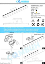 Combuh Modern Bathroom Vanity Light Fixtures Above Mirror Soft Shadow Free - Image 7