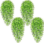 Waipfaru Artificial Hanging Four-leaf clover, Faux Ivy Pothos Vines Greenery by Waipfaru