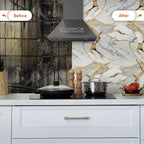 IZODEKOR 4 Pcs 24"x48" PVC Marble Wall Panels - Image 5