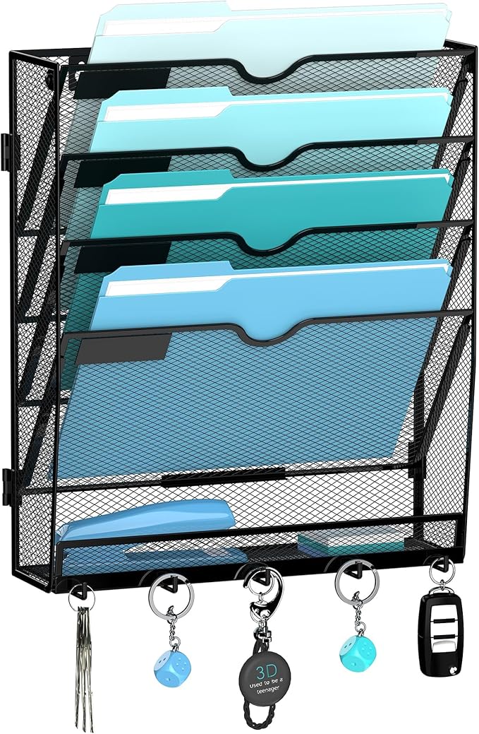 5 Tier Wall File Organizer by JMHUD