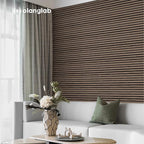 Olanglab Wood Wall Panels 4 Pack, Wood Slat Acoustic Wall Panels, 94.5"x12.6" - Image 7