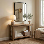 2-Pack 24x36 Inch Matte Black Bathroom Vanity Mirrors | Flush Mount Deep Set - Image 8