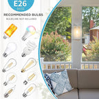 MAXvolador Outdoor Wall Sconce, Large Exterior Waterproof Wall Lantern Light - Image 3
