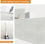 3D Faux Stone Wall Panels, Lightweight & Waterproof Accent Marble Flowing Stone - Image 4