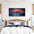 Suconvng Canvas Art Wall Decor Modern Minimalist Gallery Painting Abstract Tree - Image 2