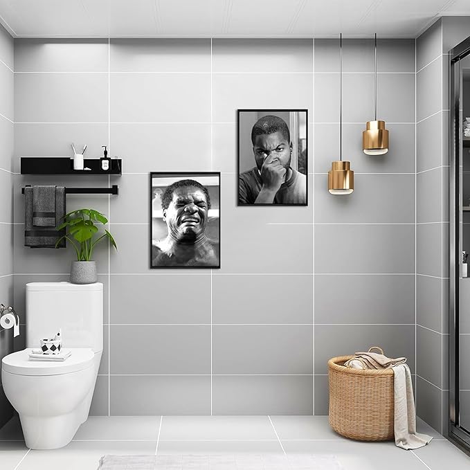 Funny Bathroom Canvas Wall Art Set of 2 - Image 4