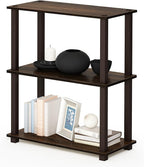 Furinno TURN-S-TUBE Storage Shelves, 3-Tier Book Shelf, Corner Shelf, Toolless by Furinno-FitsYourSpaceFitsYourBudget