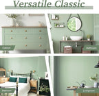 Dimoon 17.7''x393'' Peel and Stick Wallpaper Light Green Contact Paper - Image 5