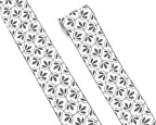 FLFK Wallpaper Border Black and White Patterns Peel and Stick Wall Border Self by FLFK