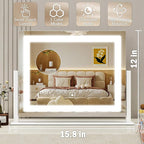 ROLOVE 16x12 Inch Vanity Mirror - Image 2