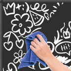 Lockways Magnetic Chalkboard 48 x 36 Inches, Aluminum Frame Large Blackboard - Image 5