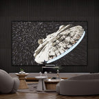 TONOR 4-Pack Acoustic Wood Veneer Wall Panels, 47.2” * 23.6” * 0.74” 3D - Image 8