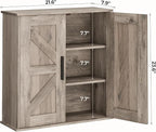 Homleke Bathroom Wall Cabinet, Over Toilet Storage Cabinet - Image 3