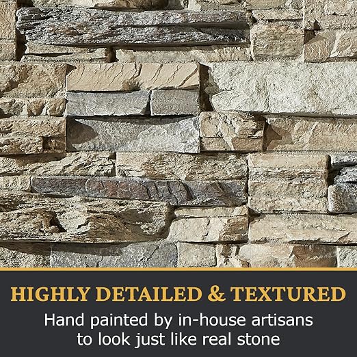 AZ Faux High-Density Polyurethane Faux Stone Interlocking Left Endcap - Image 6