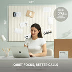 VIVELDA Large Bulletin Board 48x36- Office Wall Organizer, Replace Your Old - Image 4