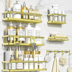 YASONIC Shower Caddy, 6 Pack Large Capacity Bath Organizer - Image 8