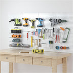 Peg Board, 16”×16”Large Heavy Duty Metal Pegboard Panels - Image 6
