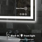 DUMOS 20.1"x28.1" LED Bathroom Mirror, Smart Anti-Fog Bathroom Vanity Mirror - Image 5