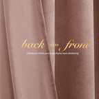 NICETOWN Dusty Pink Velvet Curtains and Drapes - Image 4