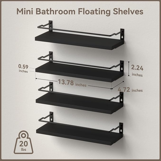 RICHER HOUSE Bathroom Floating Shelves - Image 3