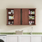 ChooChoo Bathroom Wall Cabinet, Over The Toilet Space Saver Storage Cabinet - Image 6