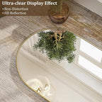 HARRITPURE 76"x34" Arched Full Length Mirror, Floor Mirrors - Image 3