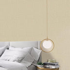 TANONE Khaki Contact Paper Peel and Stick Wallpaper, Grasscloth Beige Wallpaper - Image 3