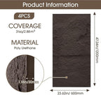 3D Faux Stone Wall Panels, Lightweight & Waterproof, Easy DIY Install - Image 2