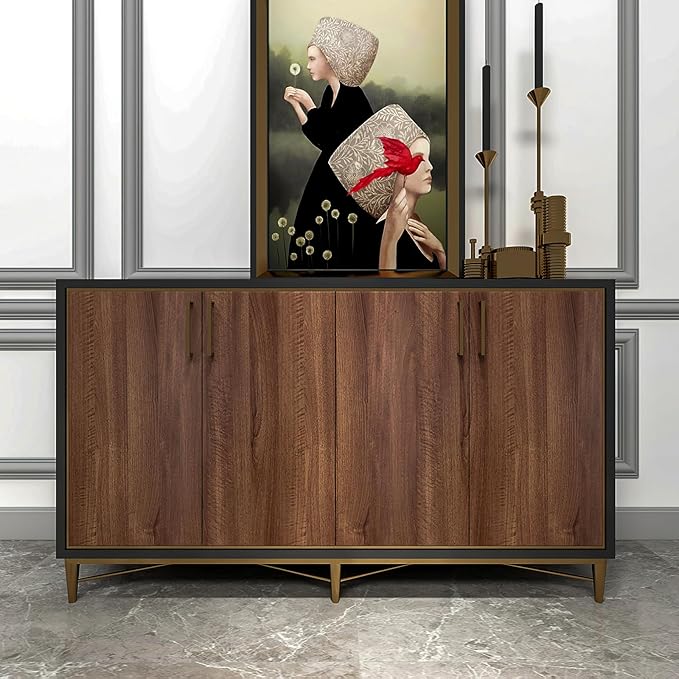 Walnut Wood Grain Contact Paper Peel and Stick Wood Wallpaper 24x78 inch Dark - Image 5