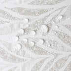 Safiyya 393"x17.3" Boho Peel and Stick Wallpaper Beige and White Wallpaper Leaf - Image 7