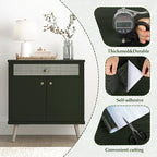 Wood Contact Paper Dark Green Peel and Stick Wallpaper, Thicken No Tear Vinyl - Image 3