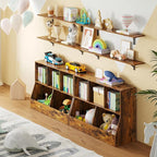 DINZI LVJ Long Wall Shelves, 47.3Inch Wall Mounted Shelves, Extra Large Storage - Image 4