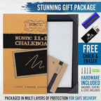 HBCY Creations Rustic Black Magnetic Wall Chalkboard, Small Size 11" x 17" - Image 7