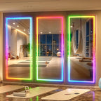 Hasipu 79"x35" LED RGB Bluetooth Full Length Mirror - Image 4