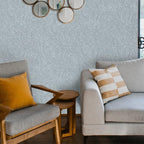 Cohoo Home Gray Peel and Stick Wallpaper Grey Silk Contact Paper - Image 3