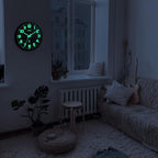 Sharp Glow in the Dark Atomic Analog Wall Clock - Image 9