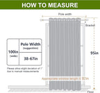 NICETOWN Sliding Door Curtains for Patio, Wide Width Drape, Vertical Curtains - Image 7