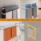Double Towel Bar, 24Inch Towel Rack - Image 6