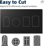 NIGHTON Portable Blackout Curtains 40"×59" Strong Hook and Loop Tape Strips - Image 5